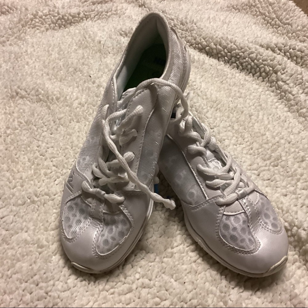 Girls White cheer shoes